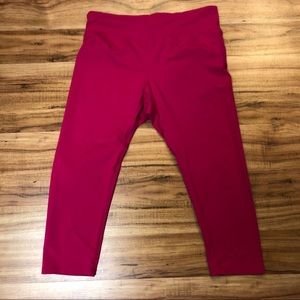 American Fitness pink capris leggings